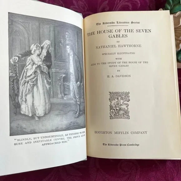 1932 The House of Seven Gables by Nathaniel Hawthorne, Illustrated Vintage Book - Picture 3 of 10